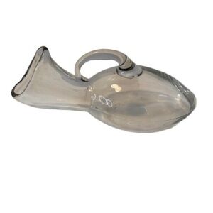 Vintage Clear Glass Urinal Bed Pan